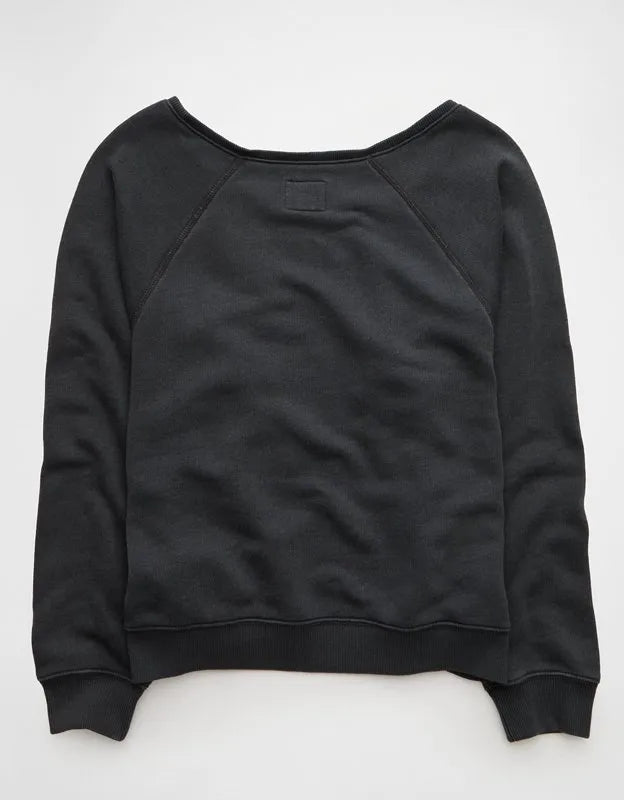 AE Texas Longhorns Graphic Off The Shoulder Sweatshirt