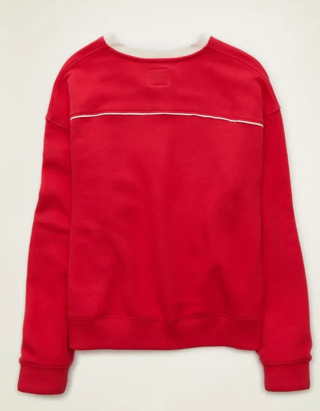 AE Ohio State Buckeyes V-Neck Graphic Sweatshirt