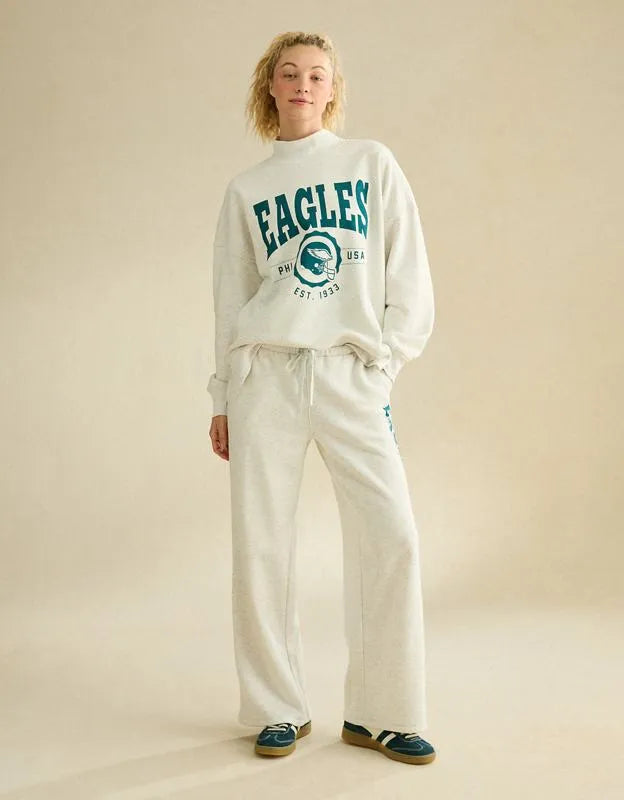 NFL Philadelphia Eagles Everyday Luxe Mock Neck Sweatshirt