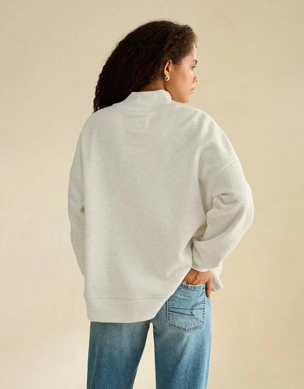 NFL Chicago Bears Everyday Luxe Mock Neck Sweatshirt