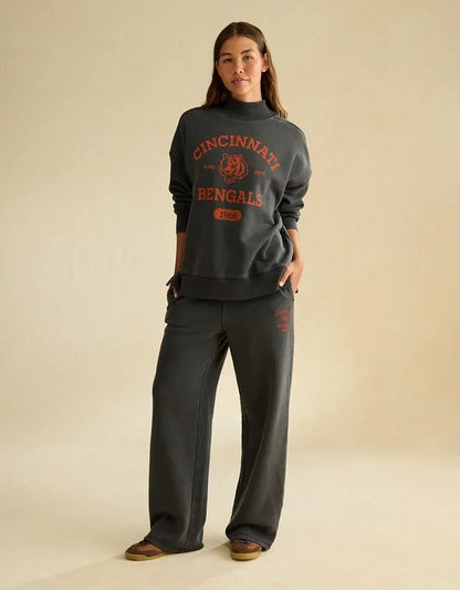 NFL Cincinnati Bengals Everyday Luxe Mock Neck Sweatshirt