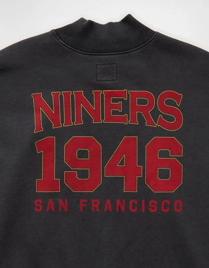 NFL San Francisco 49ers Everyday Luxe Mock Neck Sweatshirt