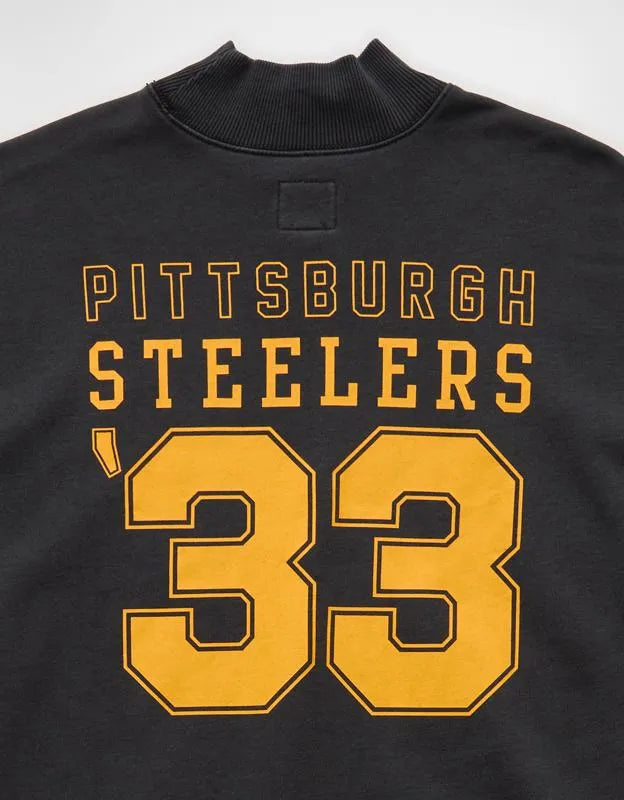 NFL Pittsburgh Steelers Everyday Luxe Mock Neck Sweatshirt