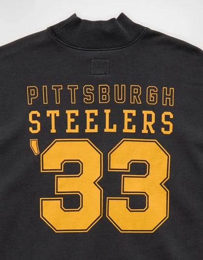 NFL Pittsburgh Steelers Everyday Luxe Mock Neck Sweatshirt