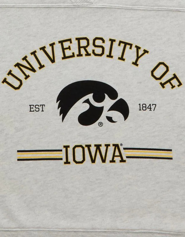 AE Iowa Hawkeyes V-Neck Graphic Sweatshirt