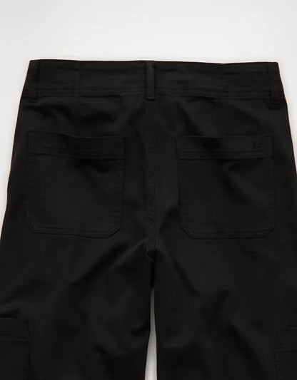 AE Stretch Super High-Waisted Wide-Leg Cargo Pant
