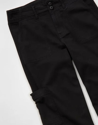 AE Stretch Super High-Waisted Wide-Leg Cargo Pant