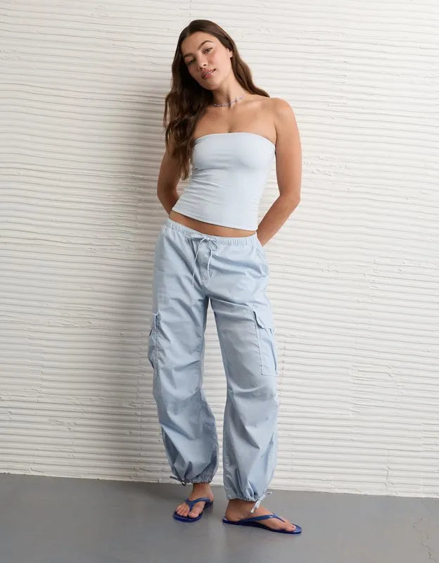 AE Low-Rise Baggy Cargo Parachute Pant