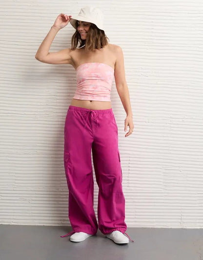 AE Low-Rise Baggy Cargo Parachute Pant
