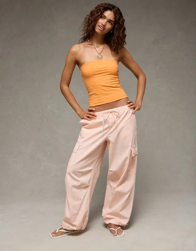 AE Low-Rise Baggy Cargo Parachute Pant
