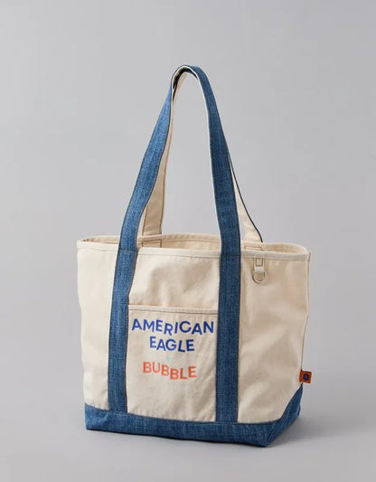AE x Bubble Canvas Tote Bag