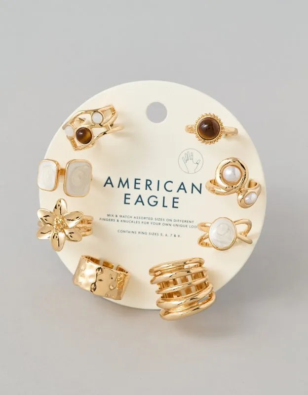 AE Floral Rings 8-Pack