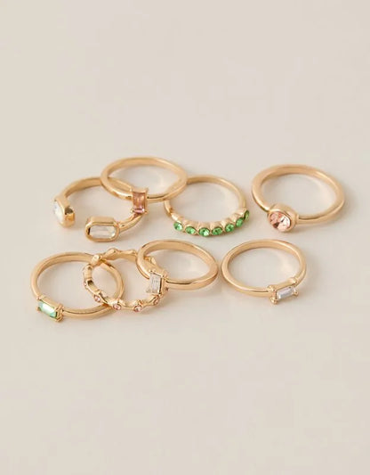 AE Delicate Rings 8-Pack