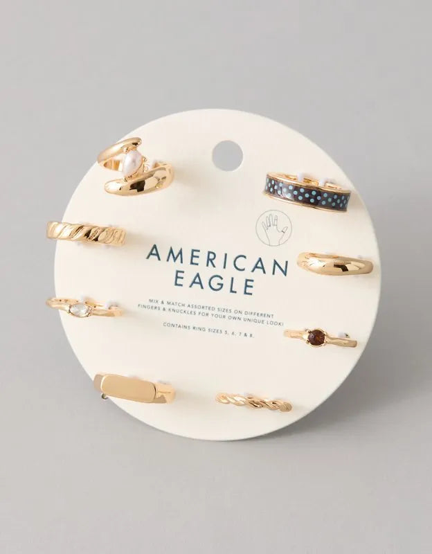 AEO Dot Rings 8-Pack