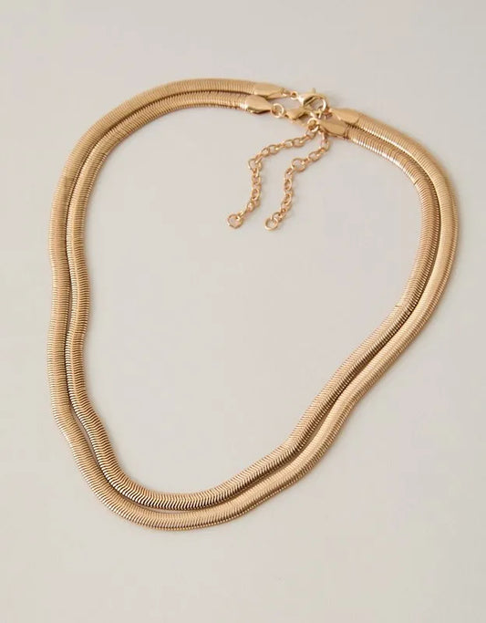 AEO Snake Chain Necklace 2-Pack
