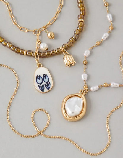 AE Beaded Necklace 4-Pack