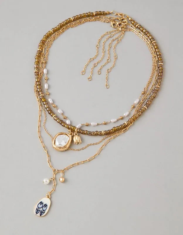 AE Beaded Necklace 4-Pack