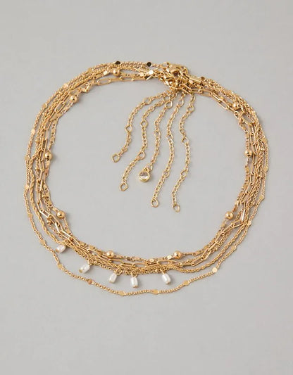 AE Pearl Choker Necklace 5-Pack