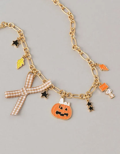 AE Snoopy Fall Charm Necklace