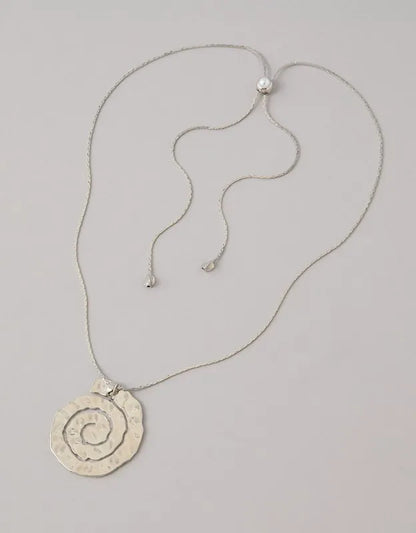 AE Swirl Pendant Necklace