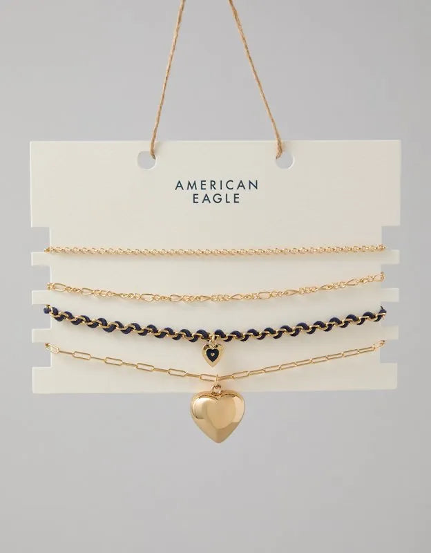 AE Assorted Chain Necklace 4-Pack