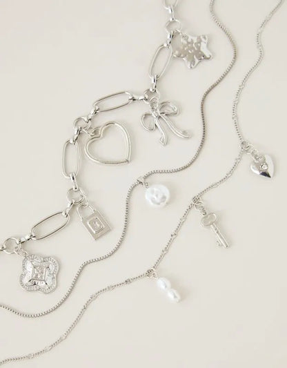 AEO Charm Necklace 3-Pack