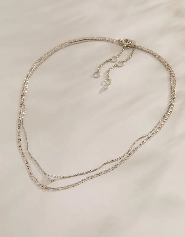 AE Keepers Collection Platinum Plated Necklace 2-Pack