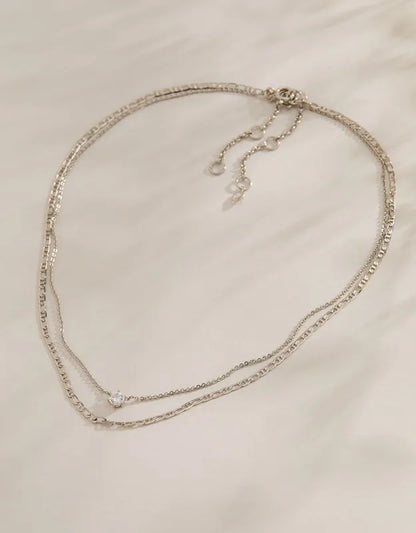 AE Keepers Collection Platinum Plated Necklace 2-Pack