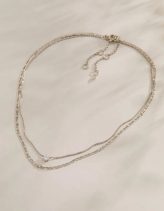 AE Keepers Collection Platinum Plated Necklace 2-Pack