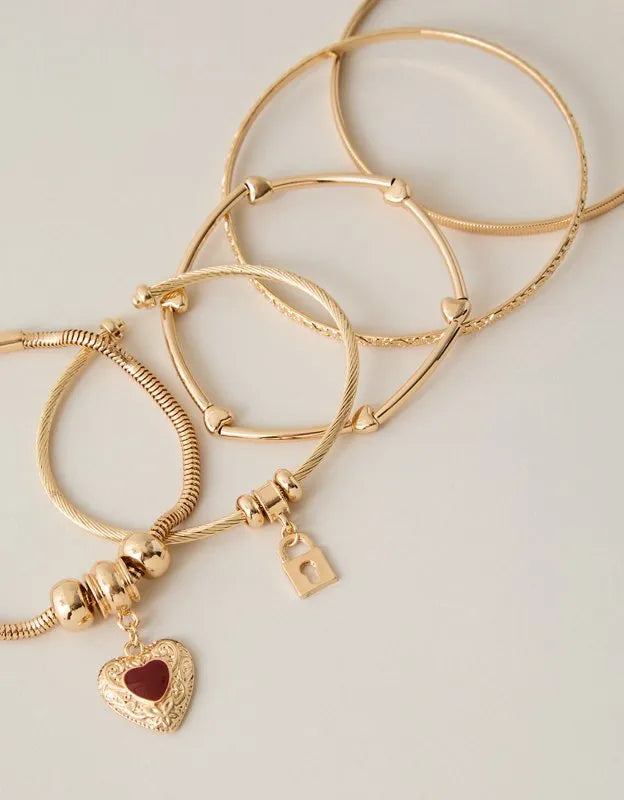 AE Heart Bracelet 5-Pack