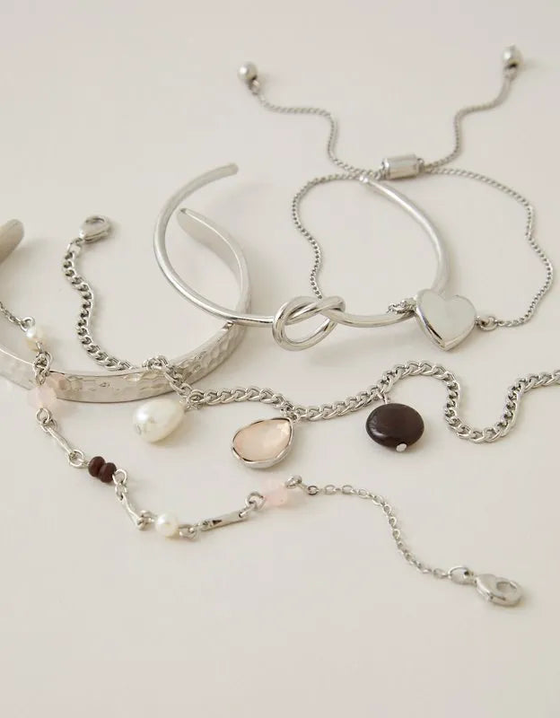 AEO Chain & Cuff Bracelet 5-Pack