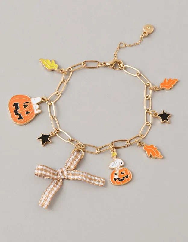 AE Snoopy Fall Charm Bracelet