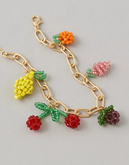 AE Beaded Fruit Bracelet