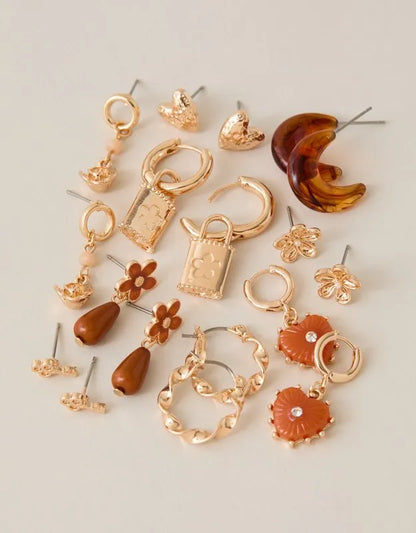 AEO Terracotta Earrings 9-Pack