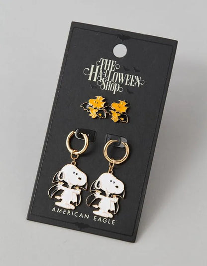 AEO Halloween Snoopy Earrings 2-Pack