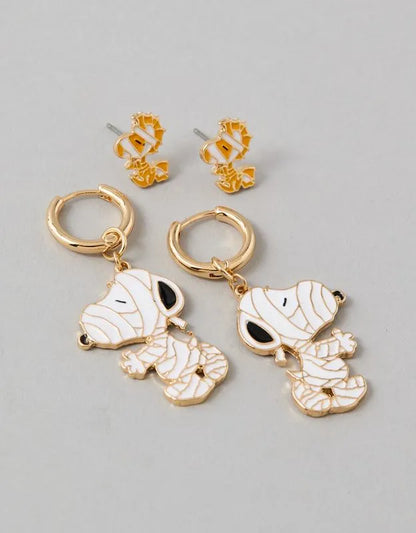 AEO Halloween Snoopy Earrings 2-Pack