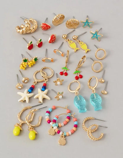 AE Fruit & Shell Earring 18-Pack