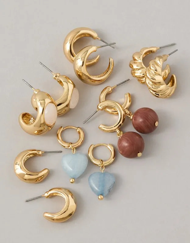 AE Blue & Brown Earring 6-Pack