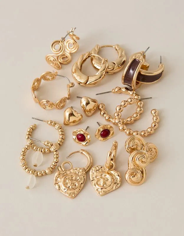 AE Swirl Earring 9-Pack