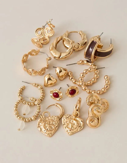 AE Swirl Earring 9-Pack