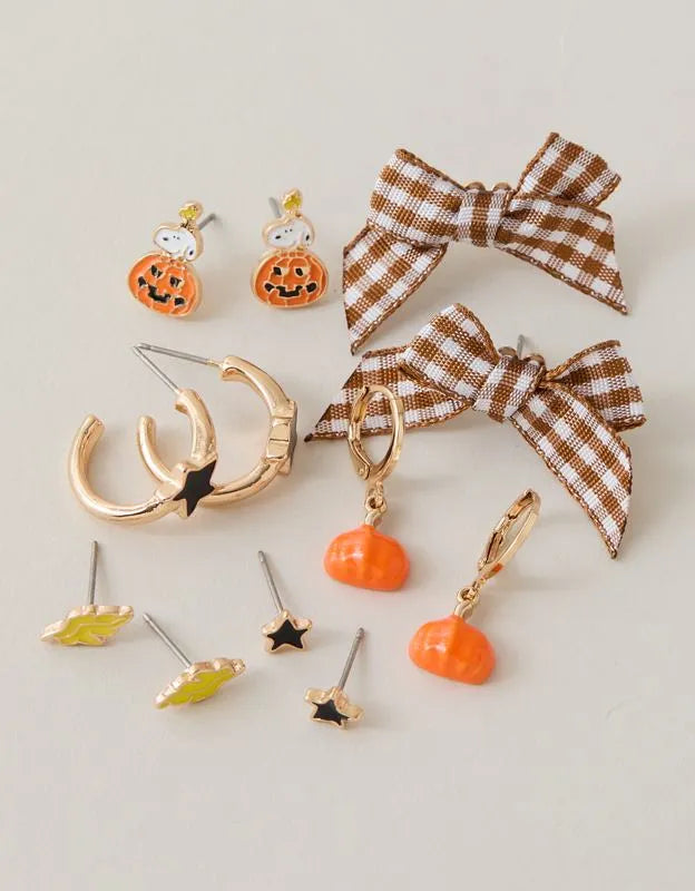AE Snoopy Fall Earring 6-Pack