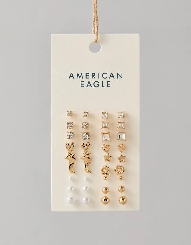 AEO Stud Earring 18-Pack