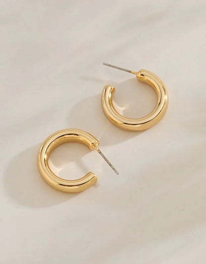 AE Keepers Collection 14K Gold Plated Hoop Earring