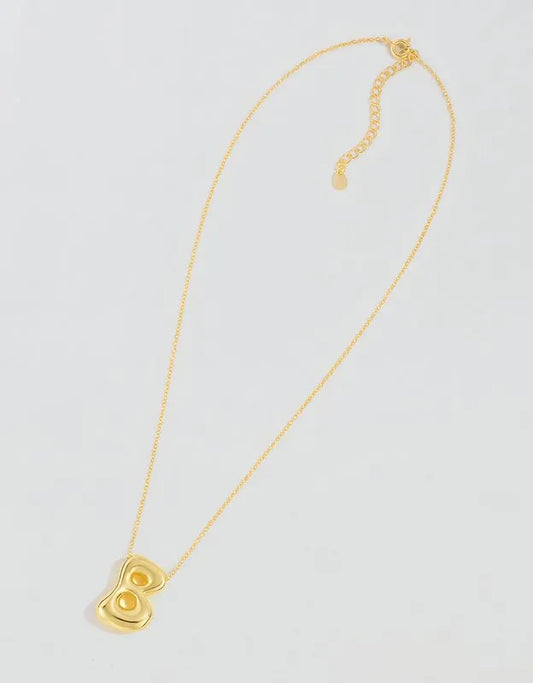 Athra Bubble Letter Necklace