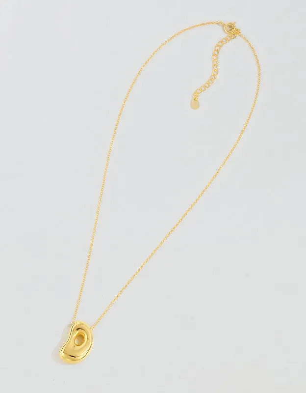 Athra Bubble Letter Necklace