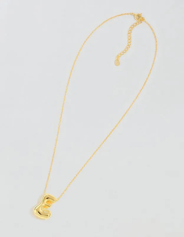 Athra Bubble Letter Necklace