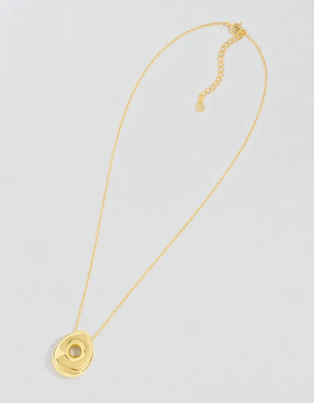 Athra Bubble Letter Necklace