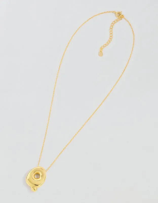 Athra Bubble Letter Necklace
