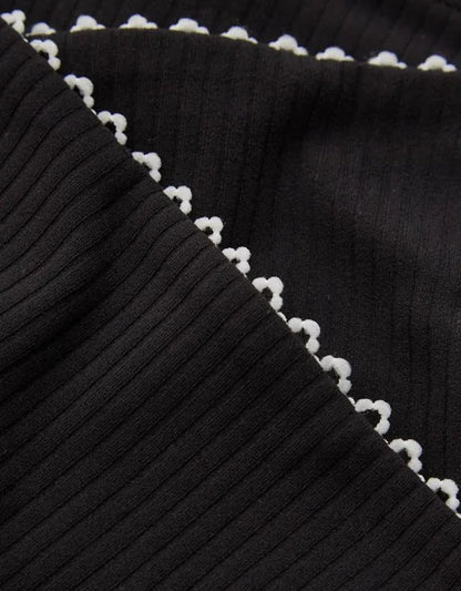 OFFLINE By Aerie Real Me XTRA Ribbed Picot Trim Crossover Legging