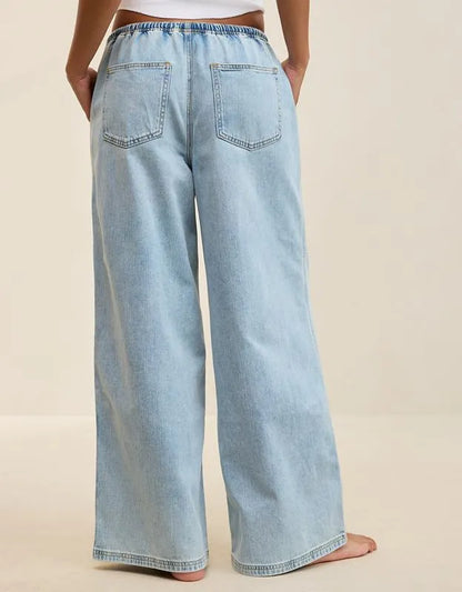 Aerie Daydream Denim Pull-On Pant